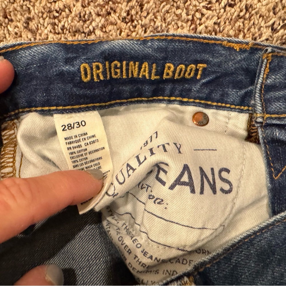 American Eagle Outfitters Original Bootcut Jeans - Classic Blue